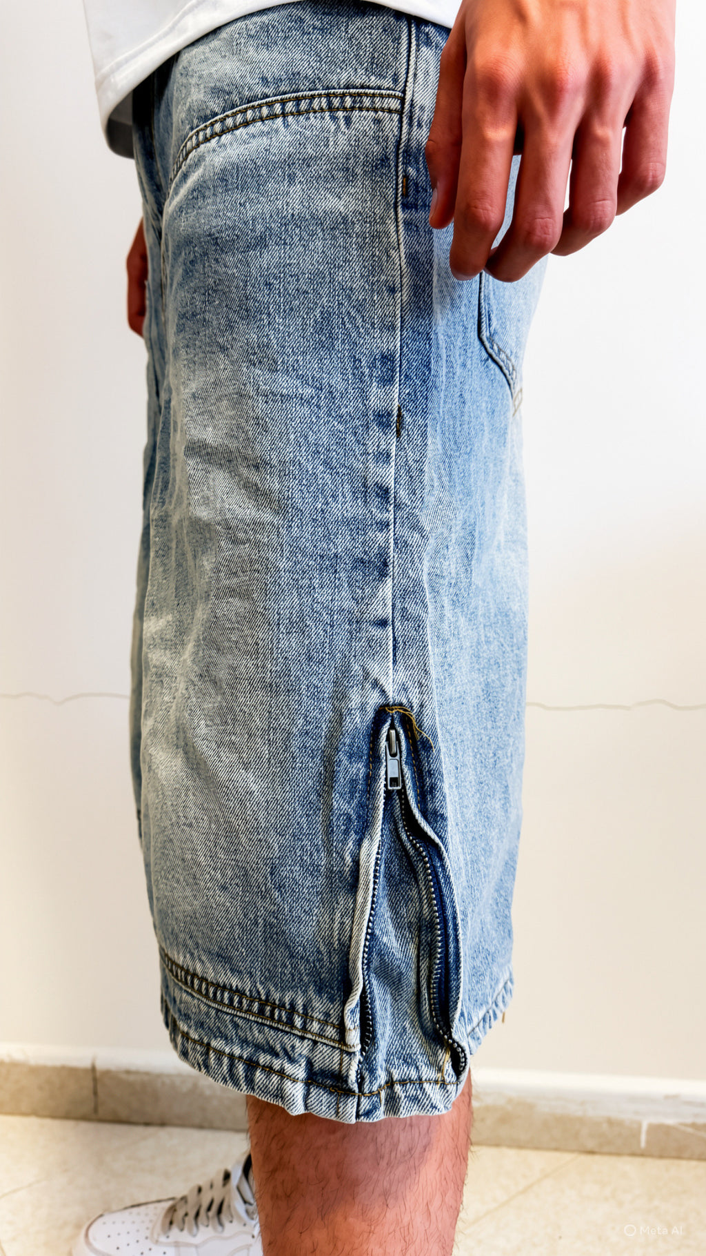 NAM Carpenter Denim Shorts – Vintage Wash Urban Fit