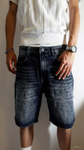 NAM Crystal Fade Denim Shorts – Rhinestone Urban Fit