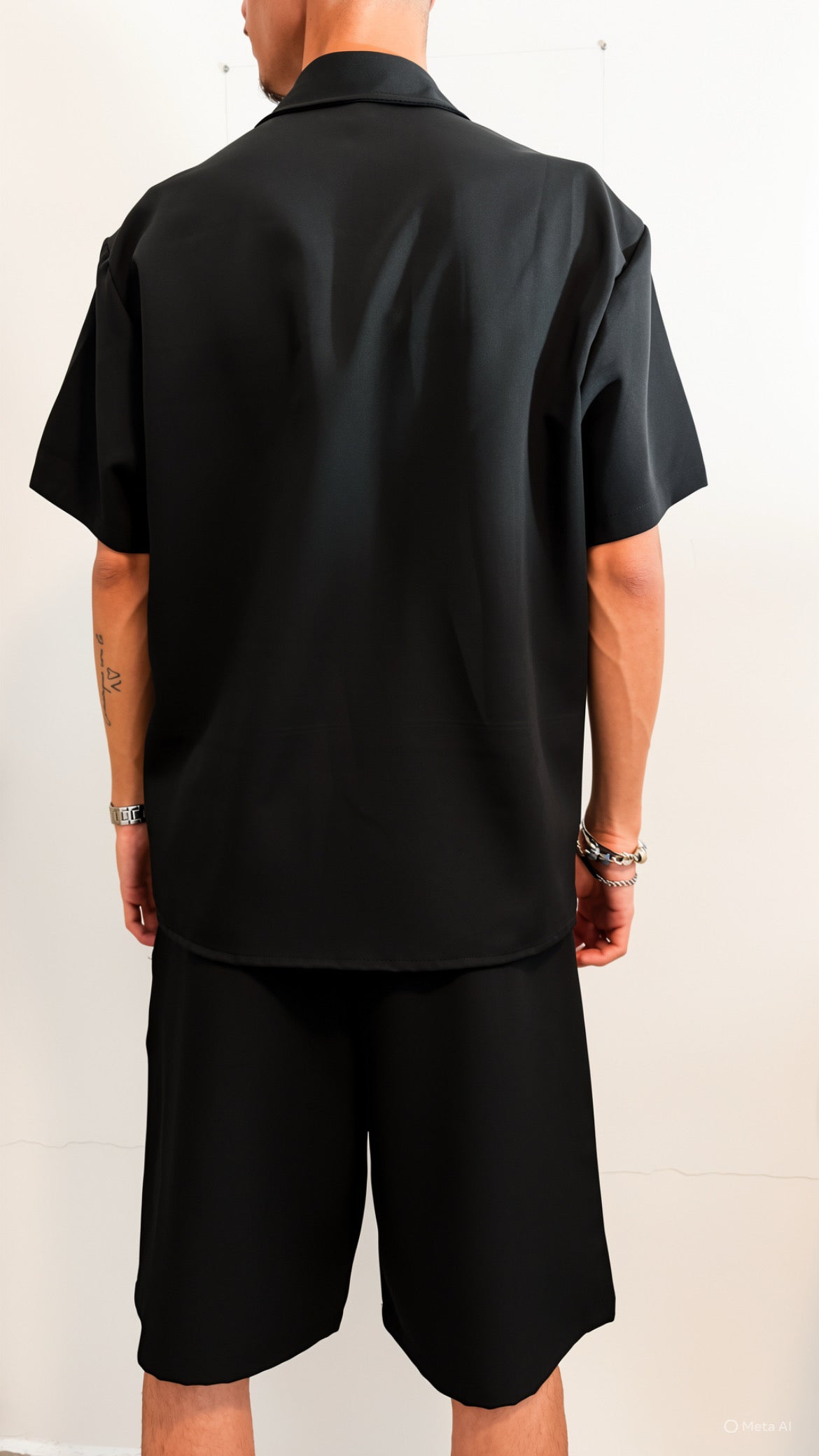 NAM Urban Flow Set – Premium Black Summer Coord